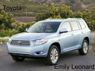 Toyota Emily Leonard 
