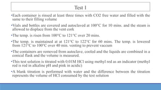 Cold Container Test Quality control test for containers and closure Pratik Ghive | PPTX