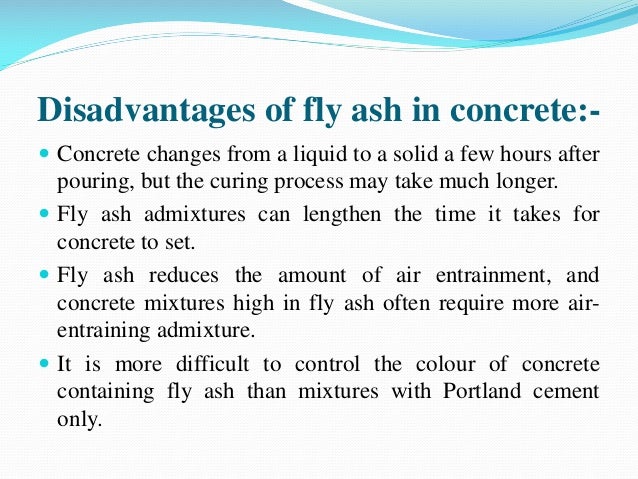 FLY ASH MATERIALS