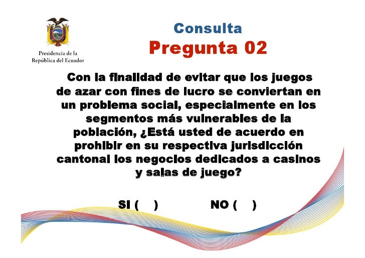 Preguntas de la consulta popular