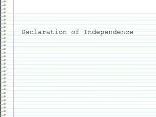 Declaration of Independence 