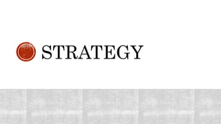 STRATEGY
 