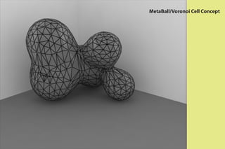 MetaBall/Voronoi Cell Concept
 