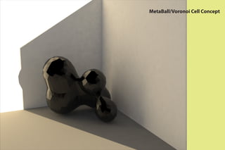 MetaBall/Voronoi Cell Concept
 