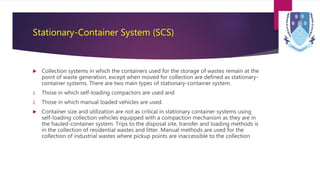 waste collection and transportation present | PPTX
