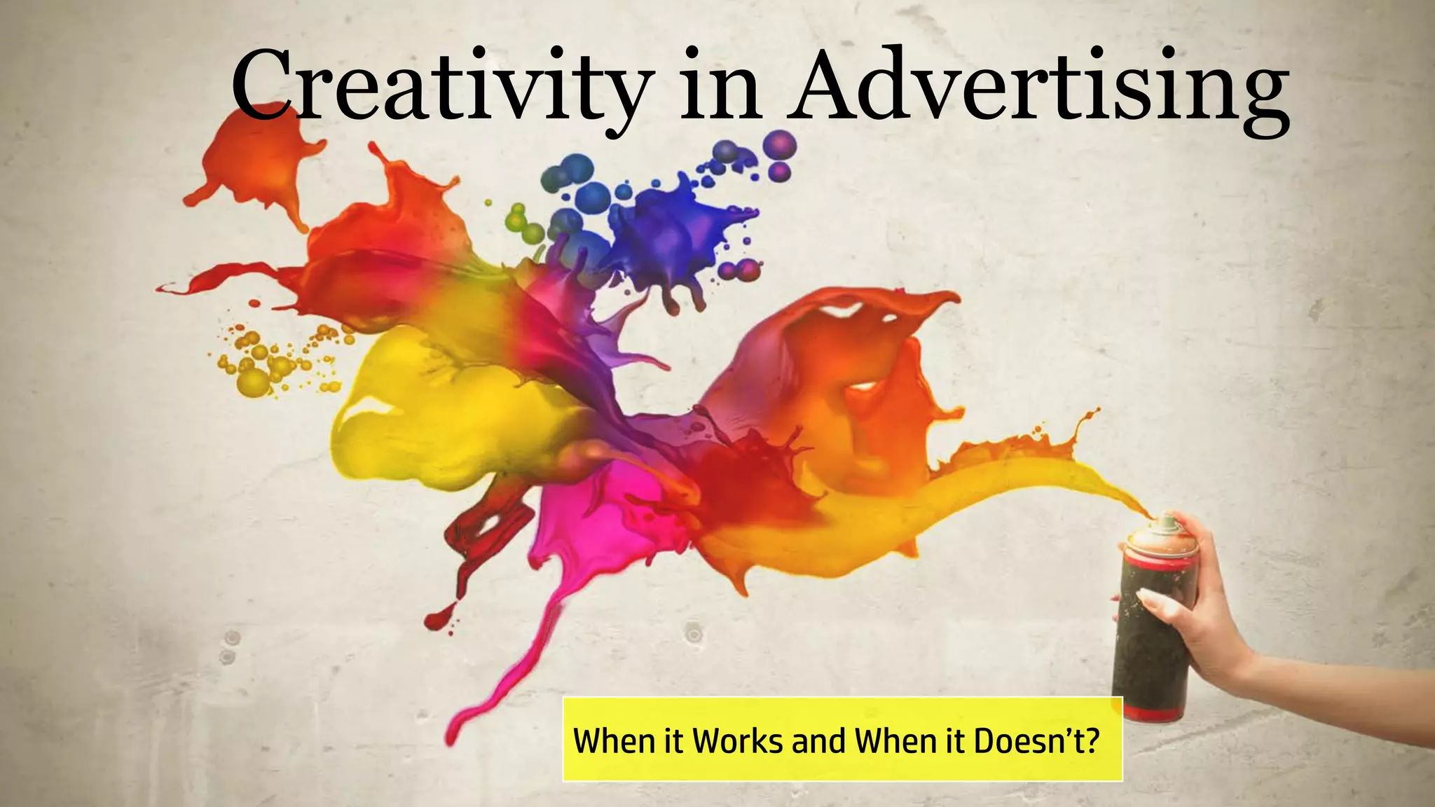 Creativity In Advertisements Pdf