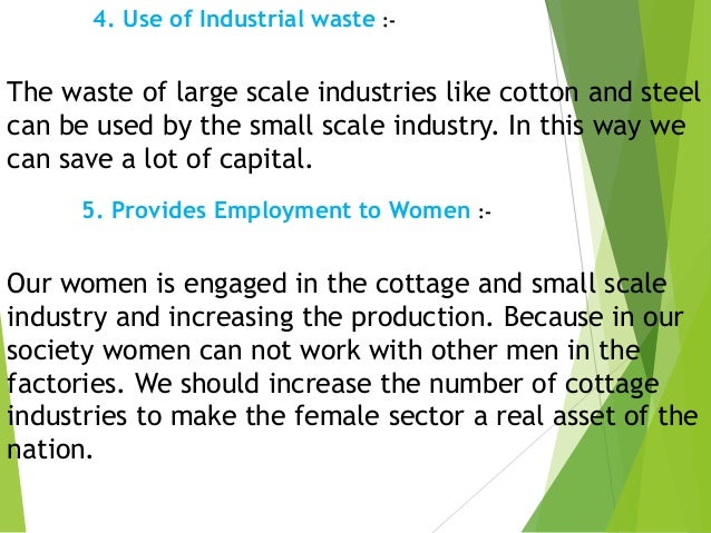 Small And Cottage Industries