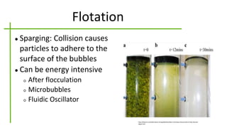 Acidspar Flotation Algal Harvesting in the Partitioned Aquaculture System | PPTX