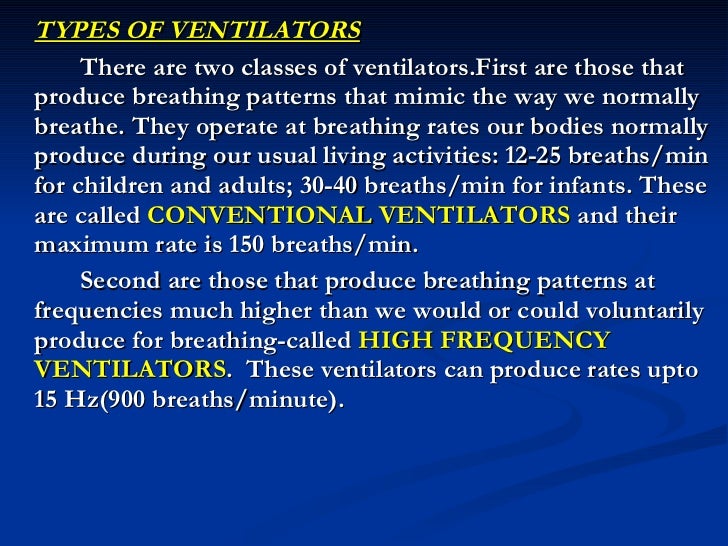 modes of mechanical ventilation pdf