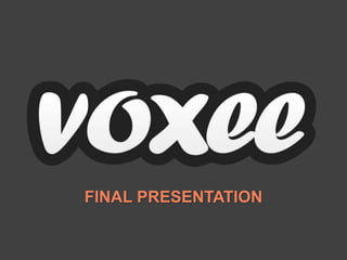 FINAL PRESENTATION