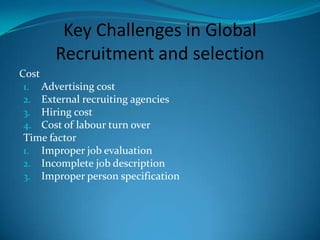 Comparative Study Of Recruitment and Selection Methods Example In Pakistan 