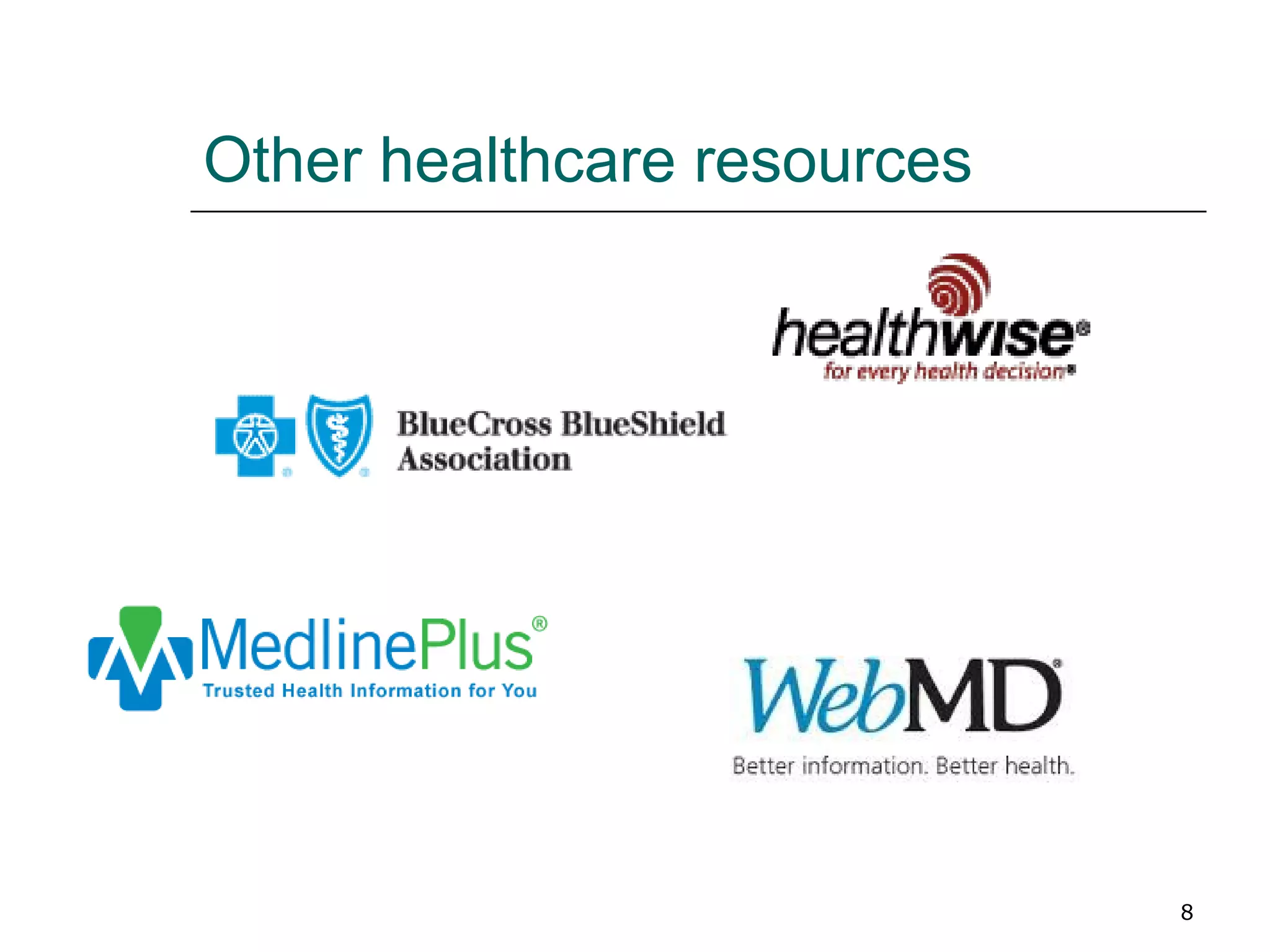 Other healthcare resources 