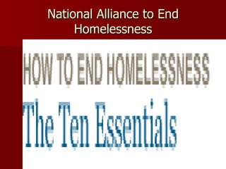 National Alliance to End Homelessness 