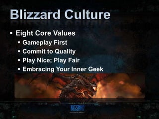 Blizzard Entertainment Presentation | PPTX
