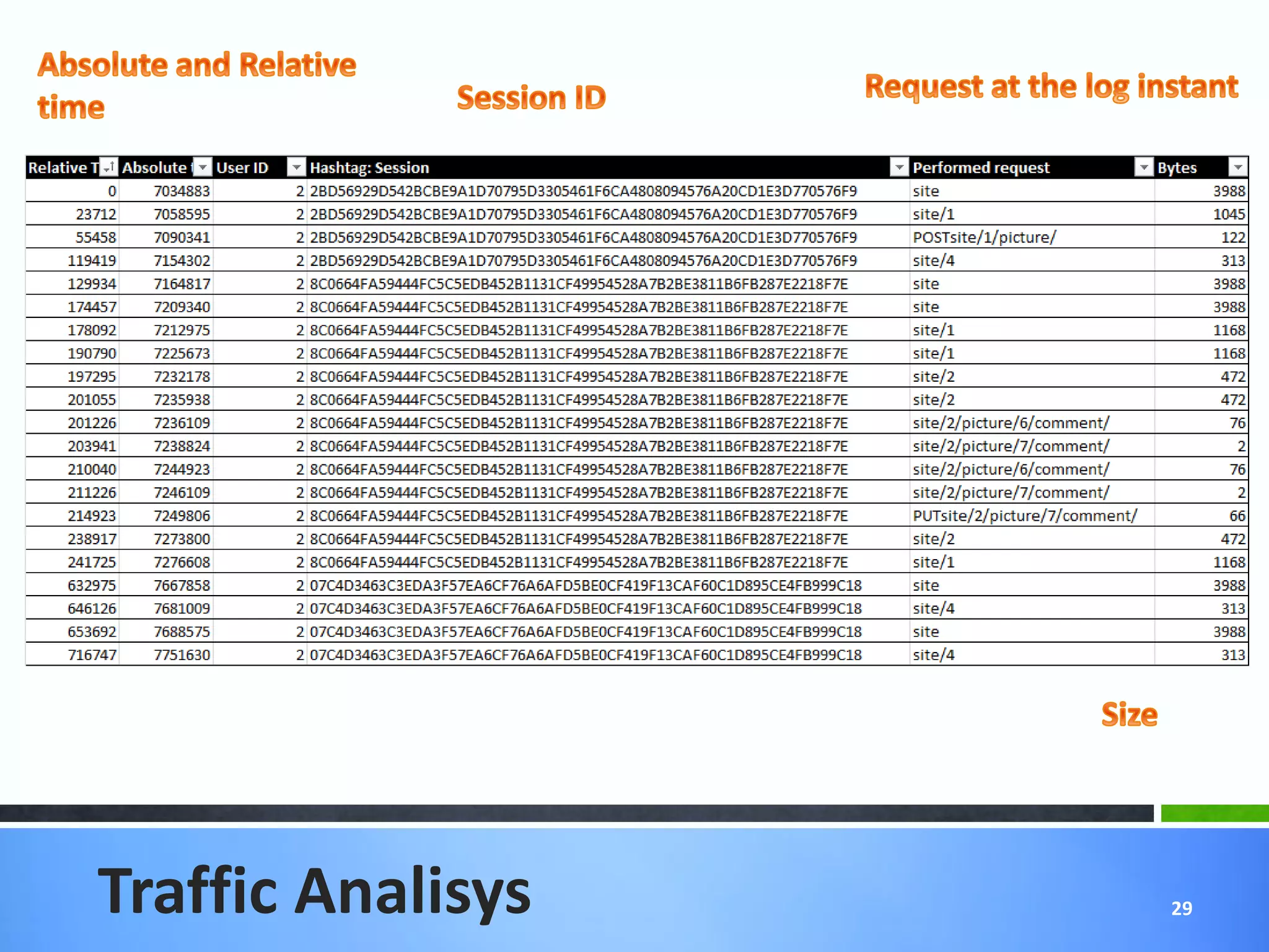 Traffic Analisys   29
 