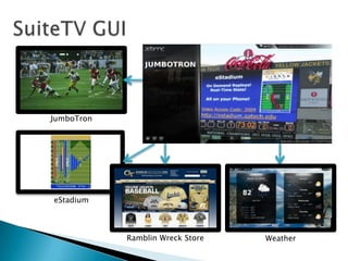 JumboTron




eStadium



            Ramblin Wreck Store   Weather
 