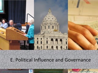 E. Political Influence and Governance
http://www.fullschooldays.org/wp-content/uploads/2011/08/helen-kelly-with-school-board.jpg   http://realitybasedworlddotorg.files.wordpress.com/2011/03/img_17563.jpg   http://www.taxs.mobi/IncomeTax-Images/calculator.jpg
 