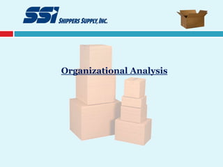 Organizational Analysis 