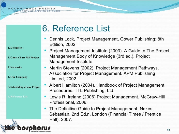 Project Management focused on Scheduling of a Project