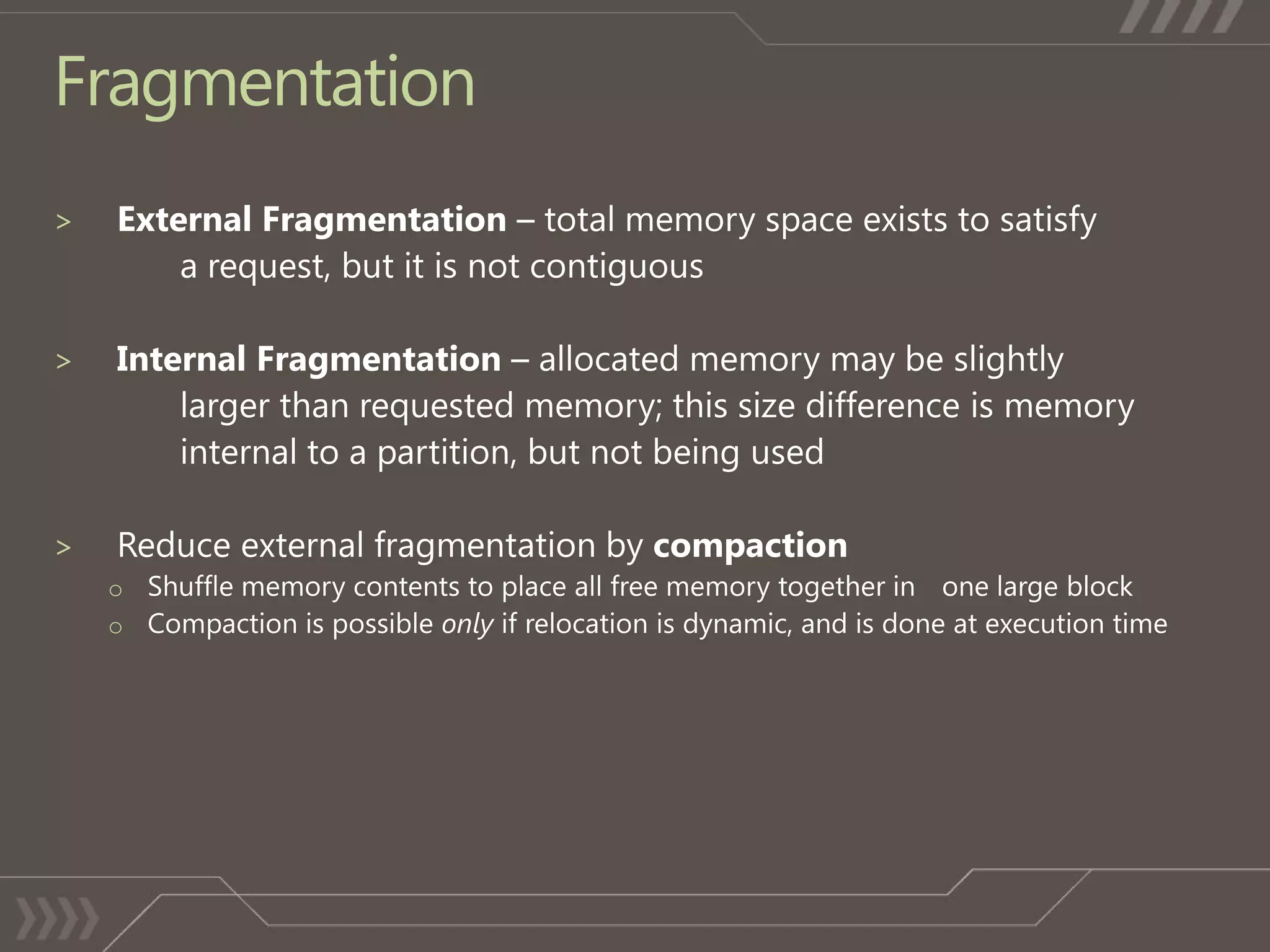 Fragmentation
>



>




>
    o
    o
 