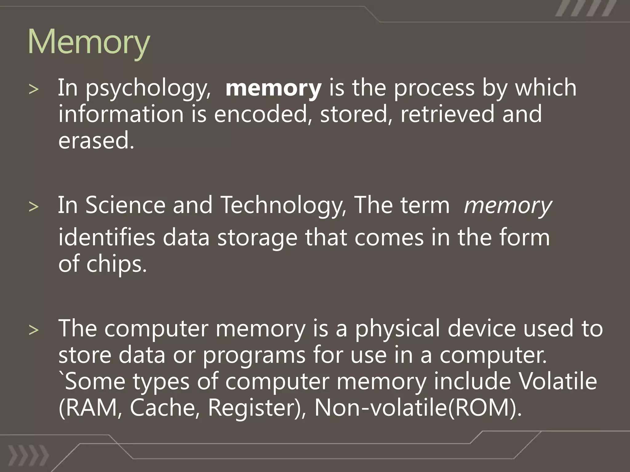 Memory
>




>




>
 