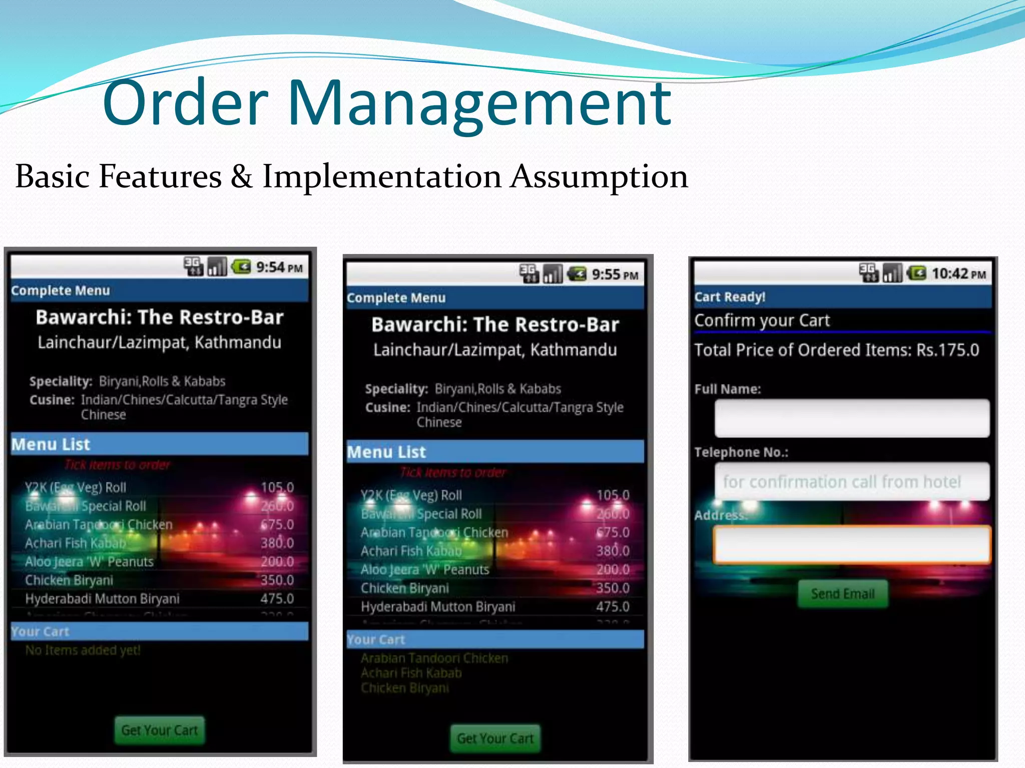 Restaurant Guide: A GPS based Android App | PPTX