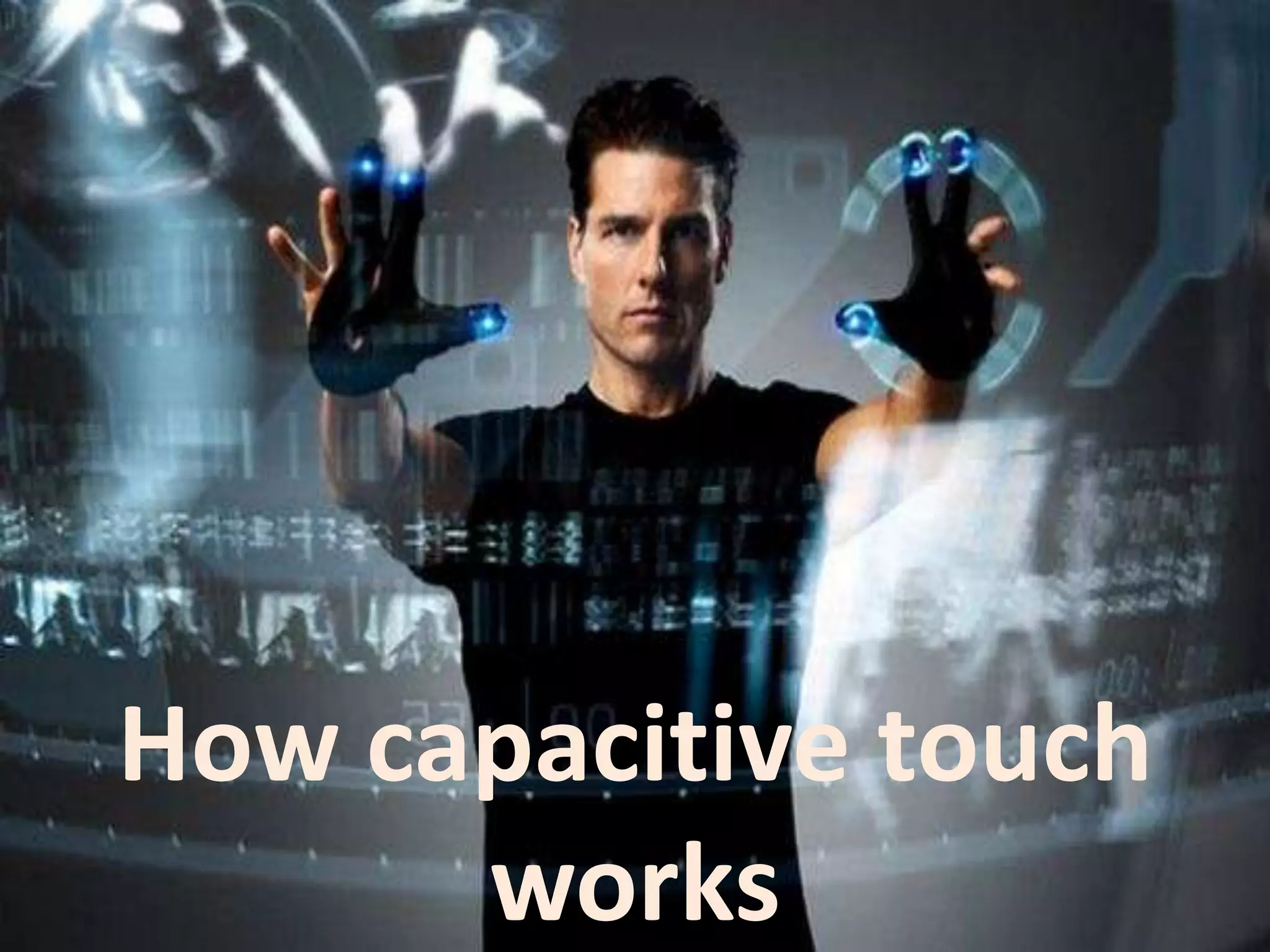 How capacitive touch
      works
 