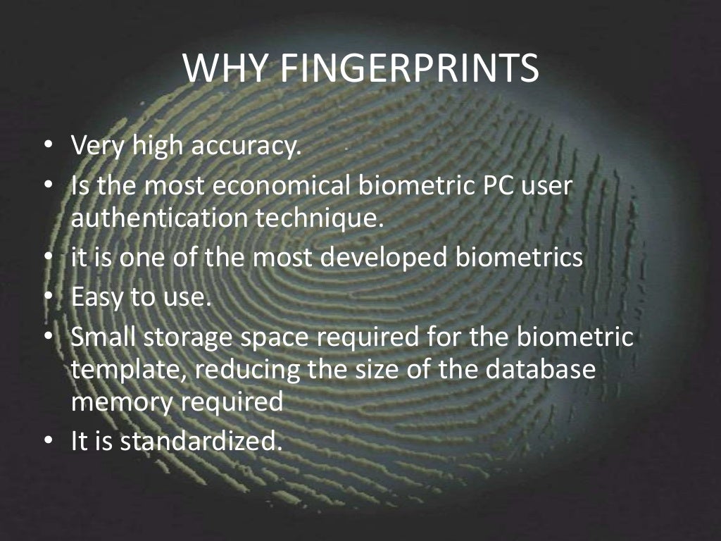 Fingerprint Biometrics