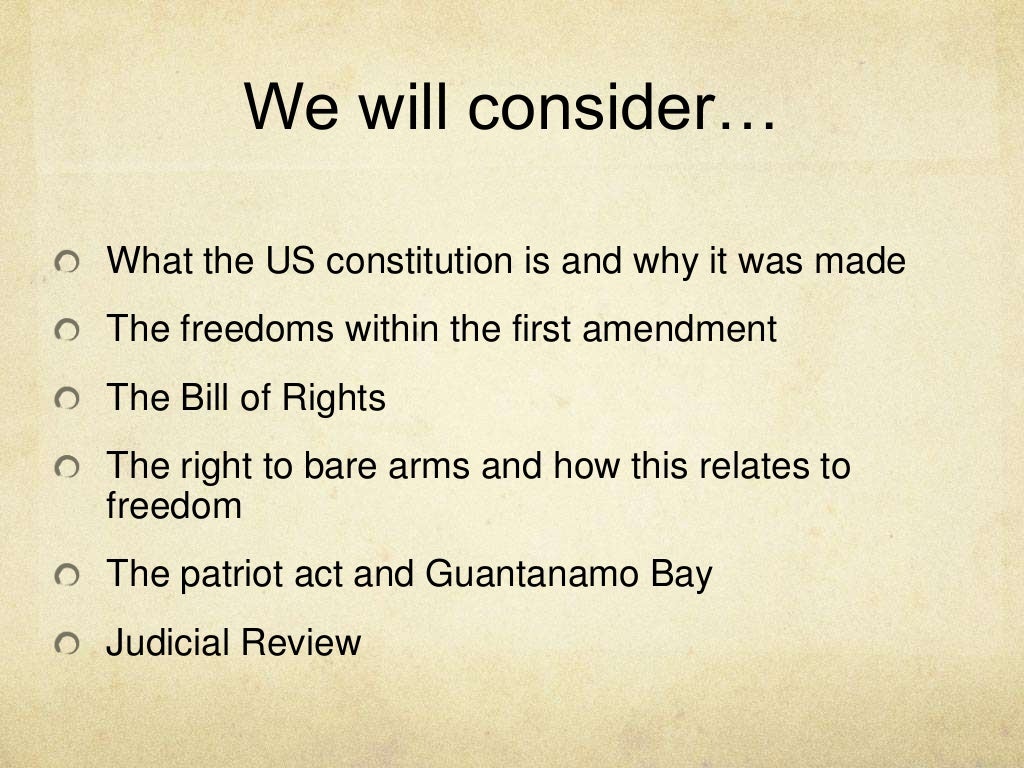 Does the American Constitution guarantee freedom?