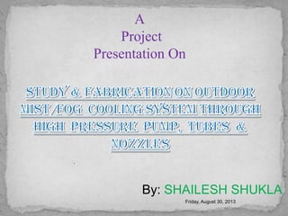 A
Project
Presentation On
.By:
ARPIT KUMAR MISHRA (CT-1670/09) MD. SALMAN (CT-1676/09)
KAUSHAL KISHOR (CT-1672/09) SUNIL KUMAR YADAV (CT-1692/09)
SHAILESH SHUKLA (CT-1674/09) ABHISHEK TRIPATHI (CT-1707/09)
 