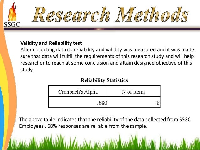 Dissertation reliability and validity