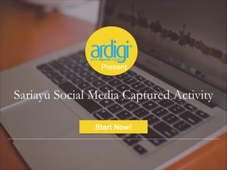 Sariayu Social Media Captured Activity
Start Now!
Present
 