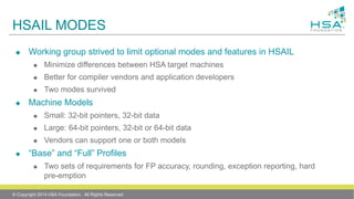 Hsa Bit ISCA 2014 | Heterogeneous System Architecture (HSA): Architecture and ...