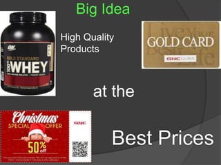 Big Idea 
High Quality 
Products 
at the 
Best Prices 
 