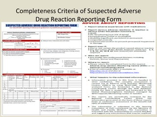 ROLE OF PHARMACOVIGILANCE AGAINST ADVERSE DRUG REACTION | PDF