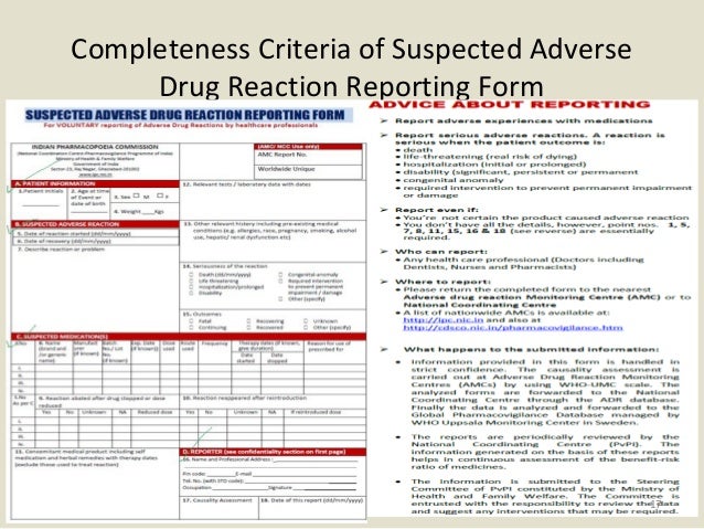 adverse drug reaction