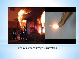 Fire resistance image illustration
 