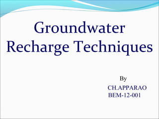 Introduction
Ground water is a precious and the most widely distributed resource of the
earth and unlike any other mineral...