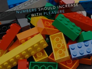 N U M B E R S S H O U L D I N C R E A S E
W I T H P L E A S U R E
 