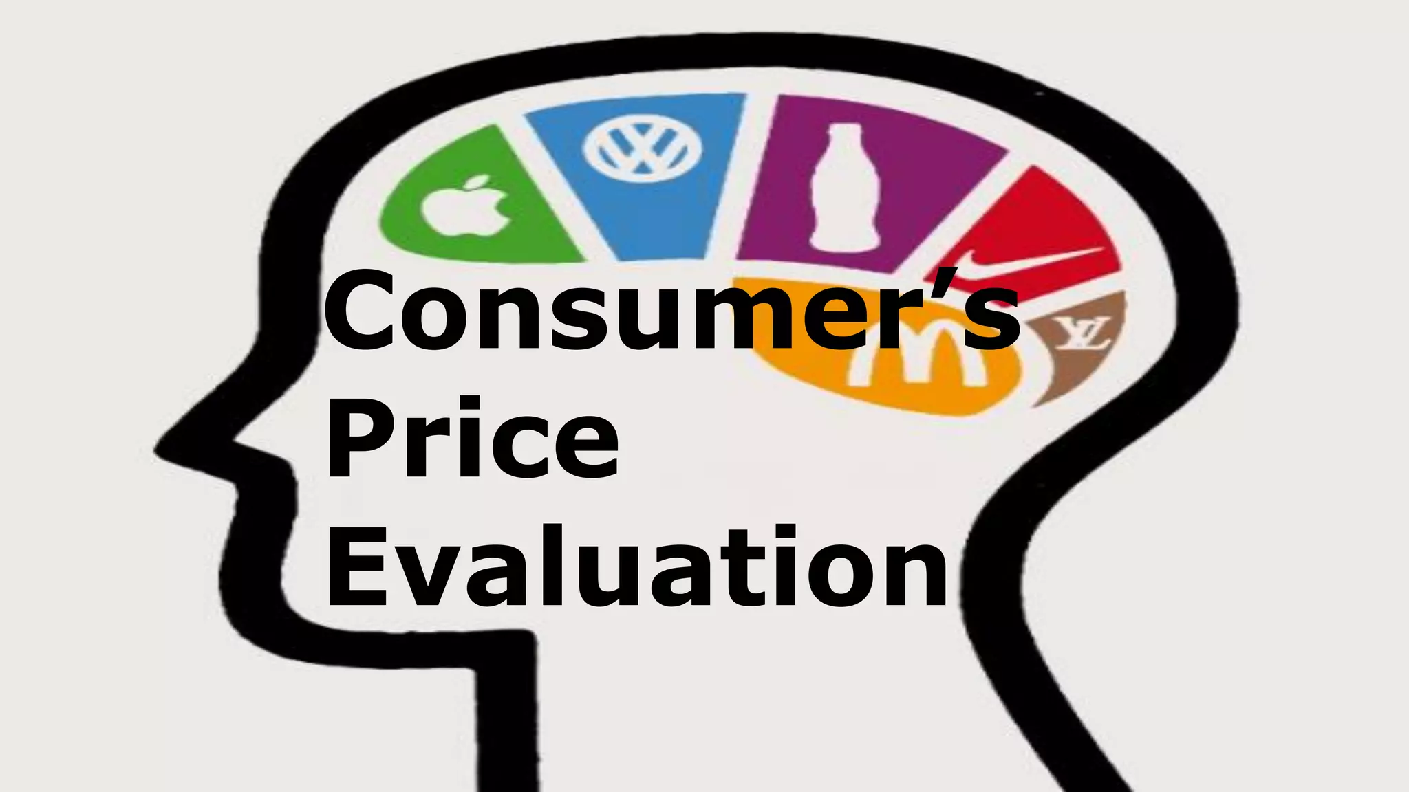 Consumer’s
Price
Evaluation
 