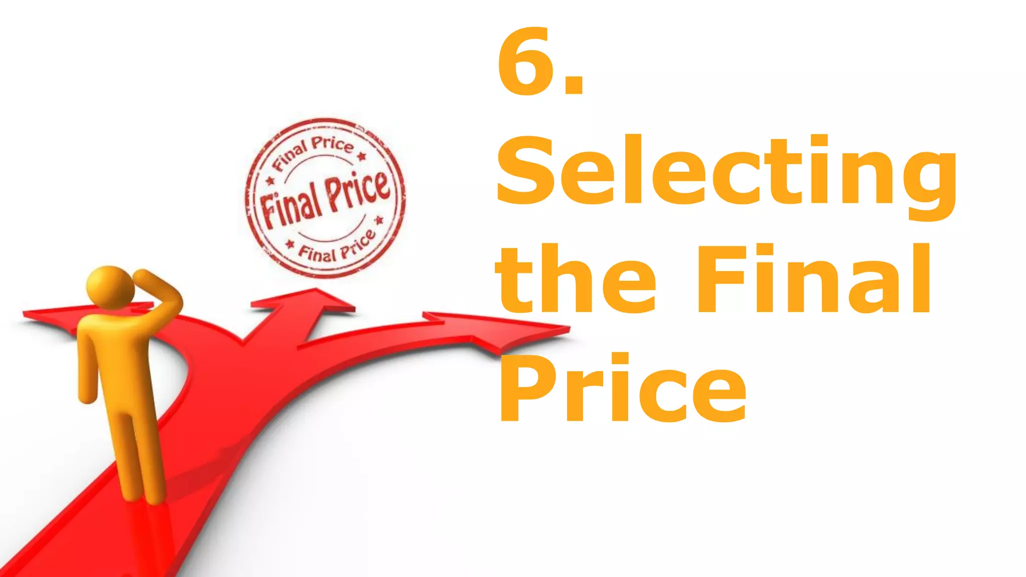 6.
Selecting
the Final
Price
 