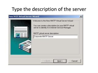 Type the description of the server
 