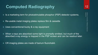 Computer Radiography Psp Plate digital radiography | PPTX