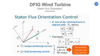 152
DFIG Wind Turbine
Stator Flux Orientation
 