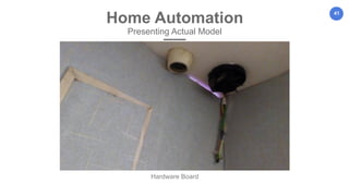 41
Home Automation
Presenting Actual Model
Hardware Board
 