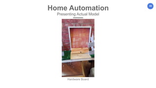 44
Home Automation
Presenting Actual Model
Hardware Board
 