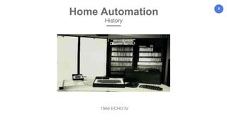 8
Home Automation
History
1966 ECHO IV
 