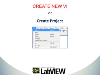 Getting started with LabVIEW | PPTX