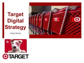 Target
Digital
Strategy
Haley Wendt
 