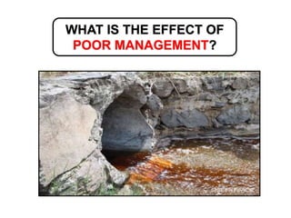 WHAT IS THE EFFECT OF
POOR MANAGEMENT?
 